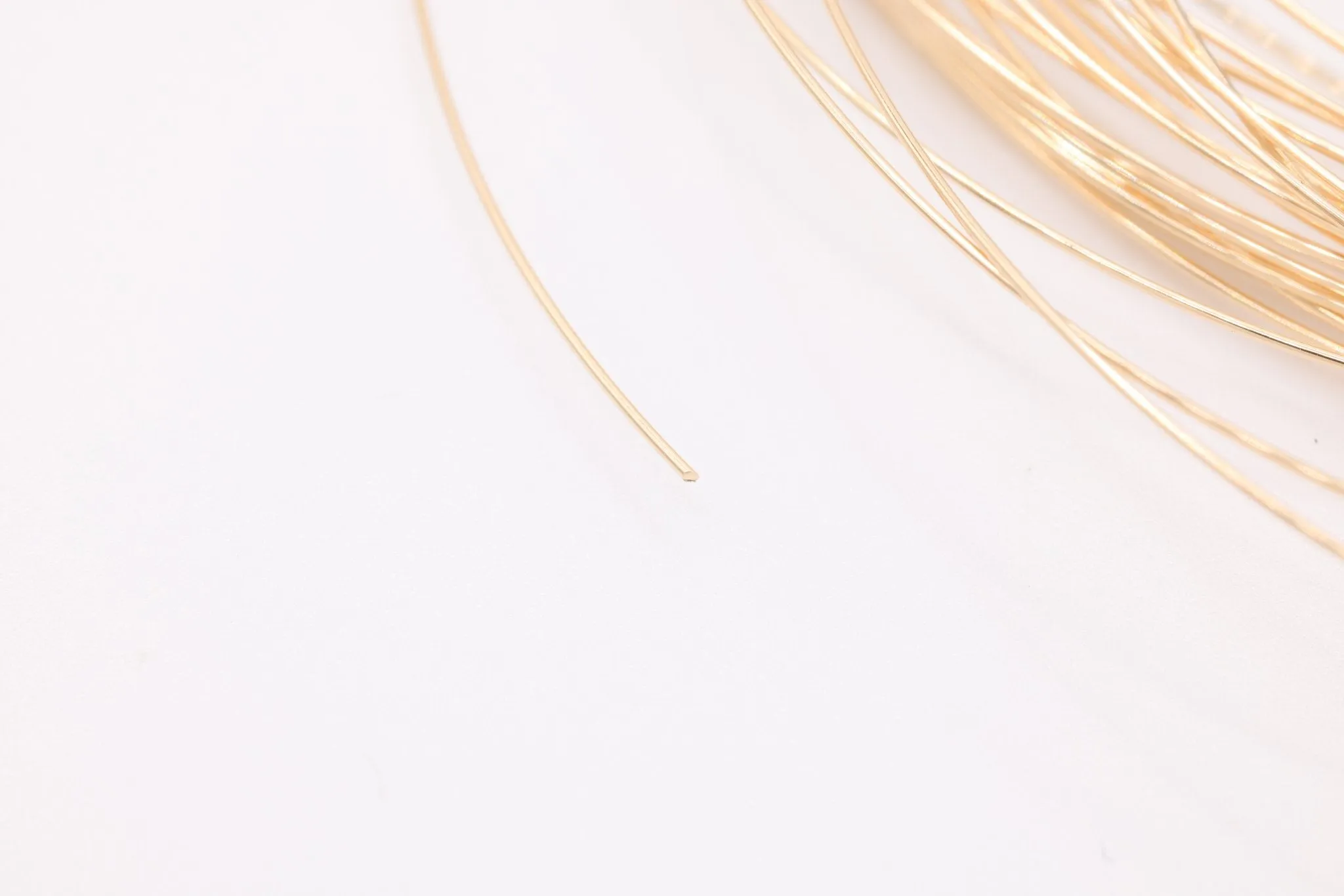 14k Gold Filled Wire, 22 Gauge 0.63mm, Gold Wire, Half Hard Jewelry Wire