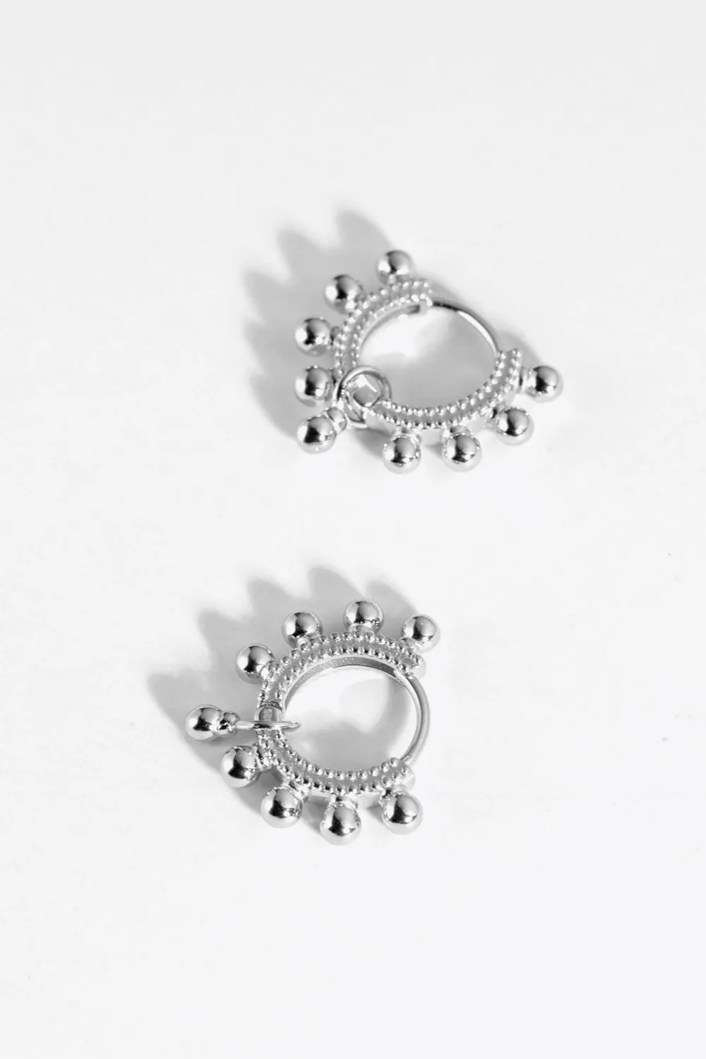 925 Sterling Silver Huggie Earrings