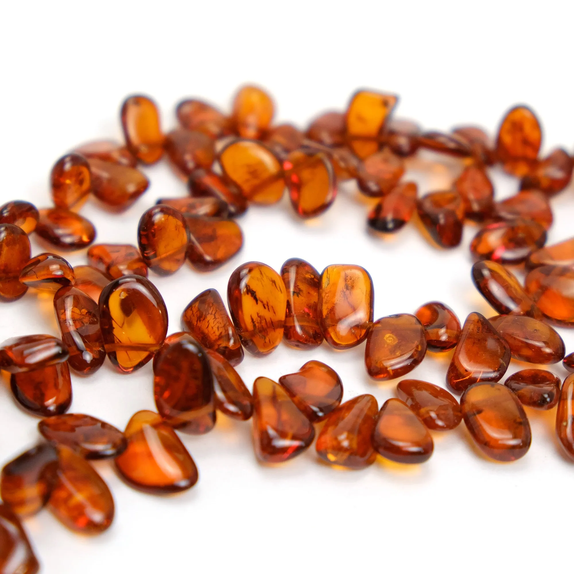 Amber Teardrop Strand