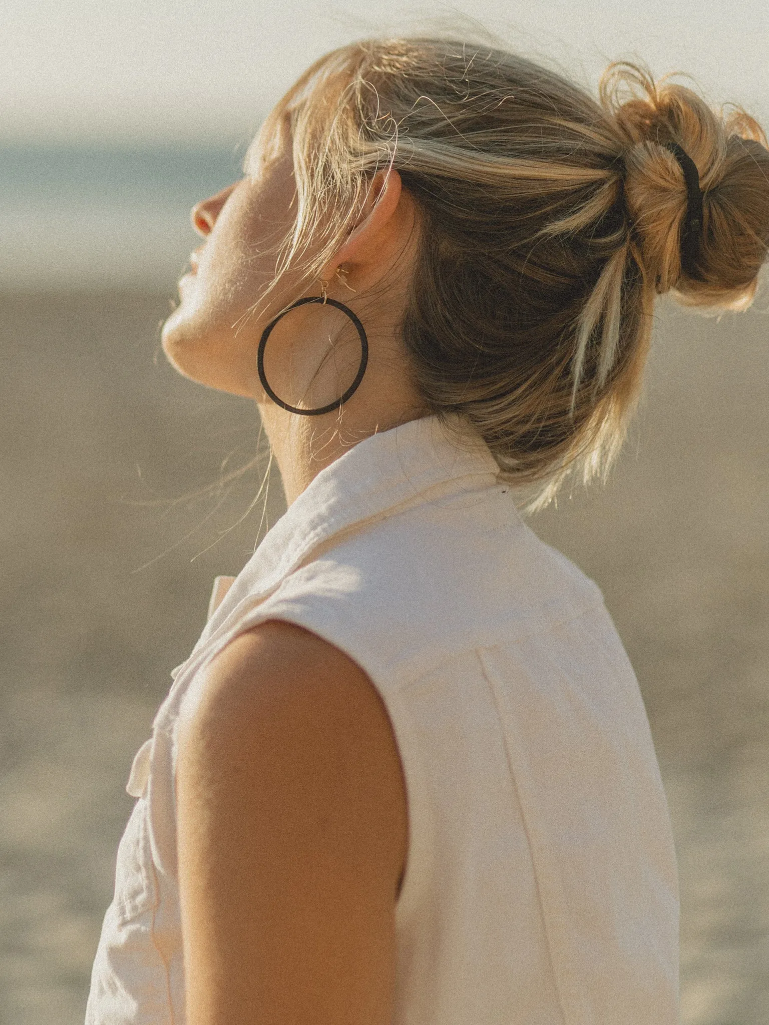 Beach Party Hoop Earrings