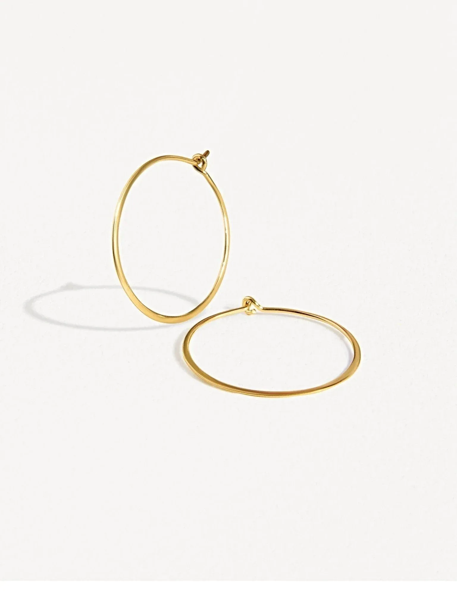 Beat Gold Hoop Earrings