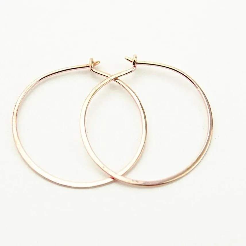 Beat Gold Hoop Earrings