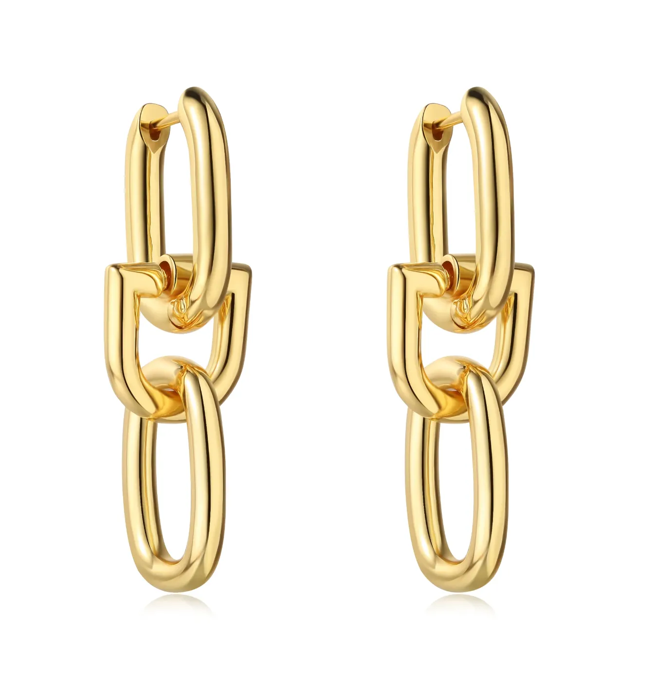 Camila Link Earring | Gold