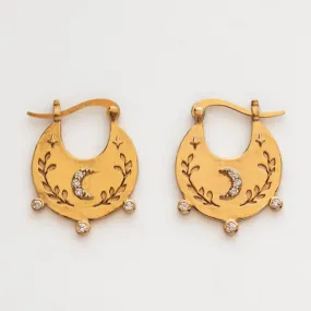 Celestial Bohemian Hoop Earrings