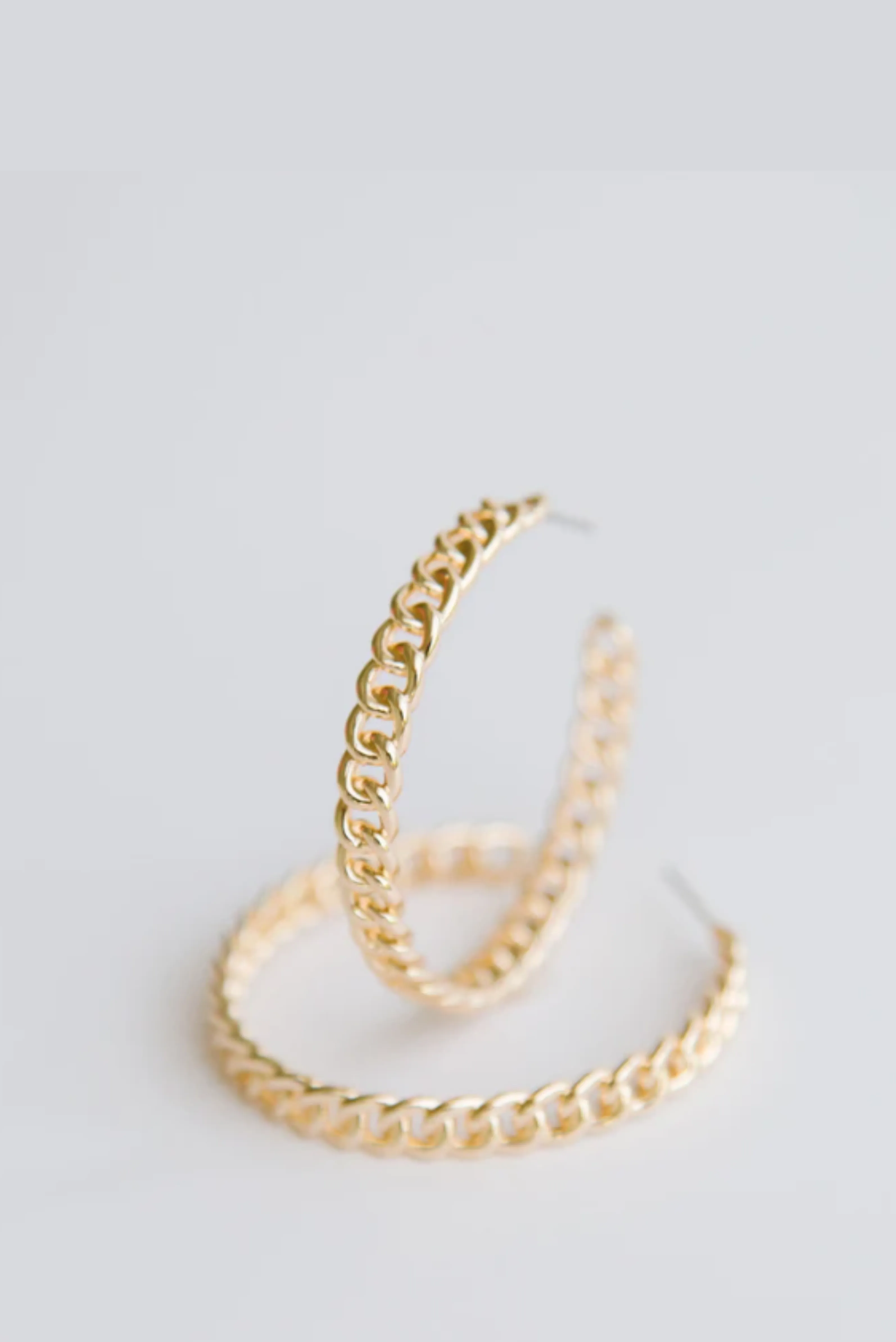 Chrisley Link Gold Hoops