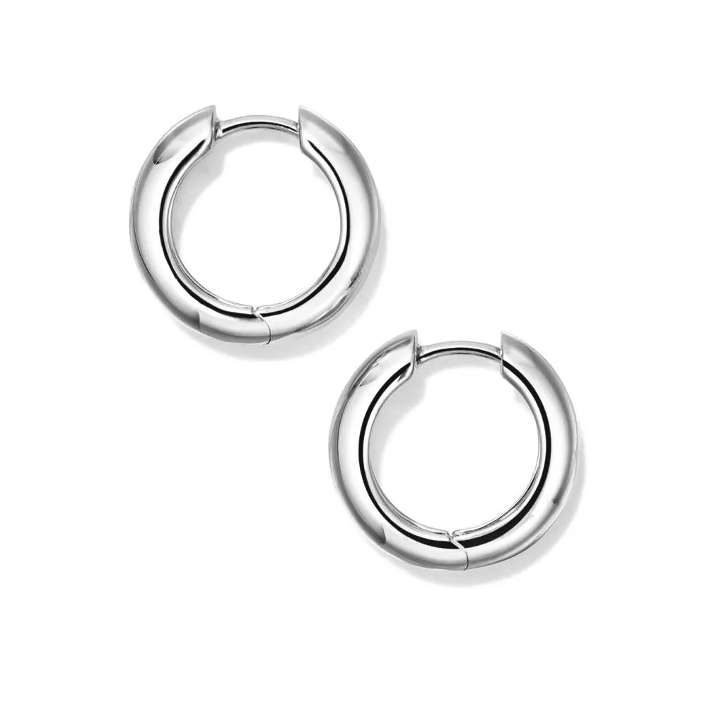 Chunky Medium Hoop Earrings