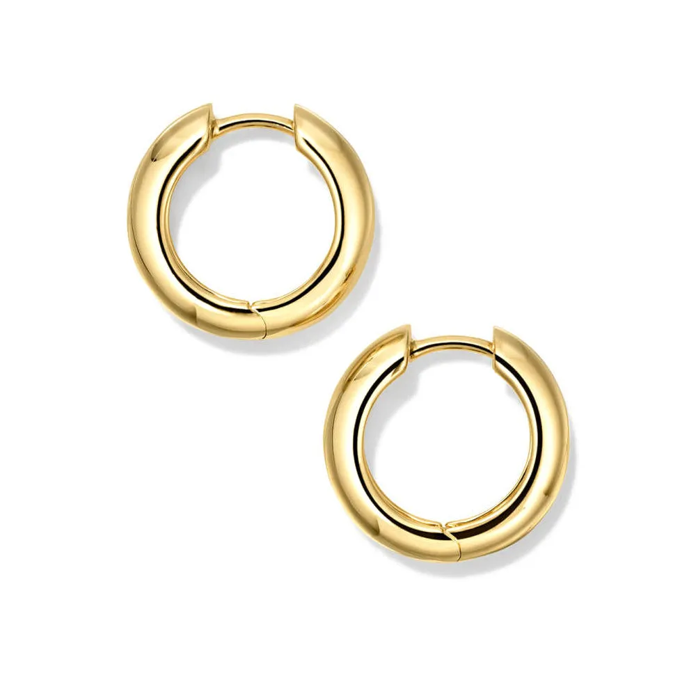 Chunky Medium Hoop Earrings