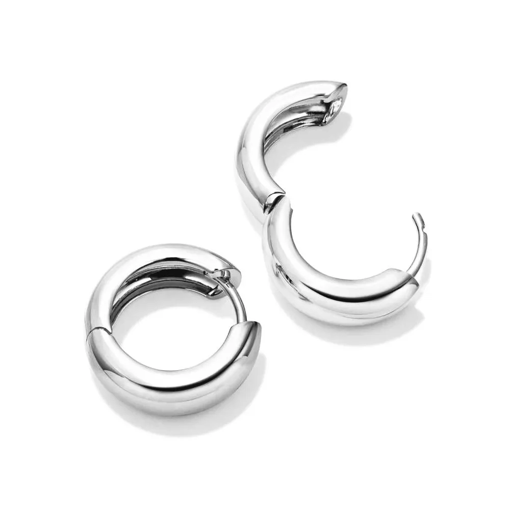 Chunky Medium Hoop Earrings