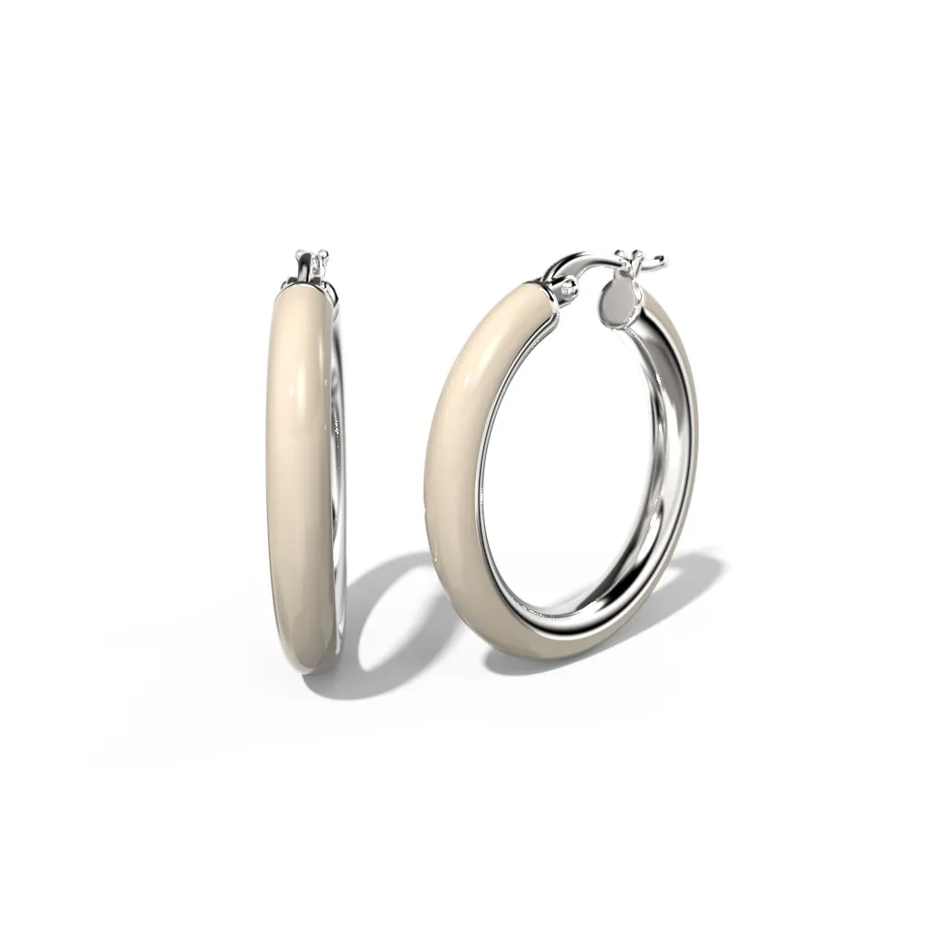 Coloured Hoop Earrings