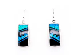 David Rosales Black Beauty Hook Earrings