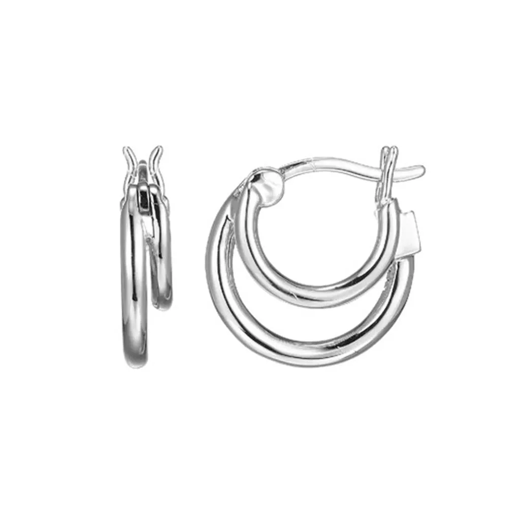 Elle Simpatico Double Hoop Earrings