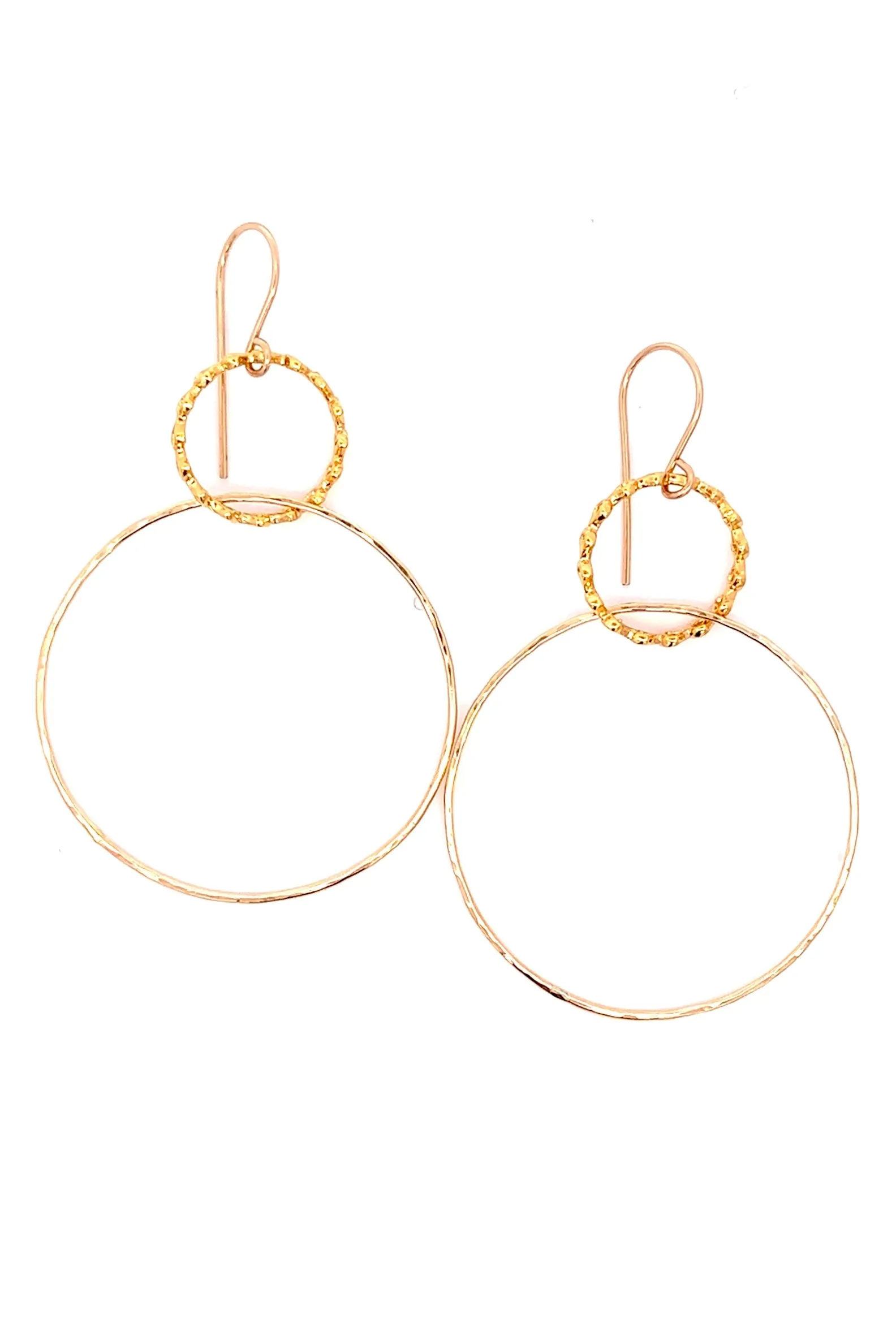 Enamerred Swinging Hoops