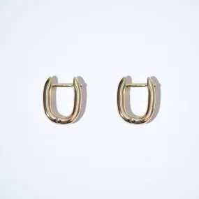 Fine Essentials - Paperclip Hoop Earrings