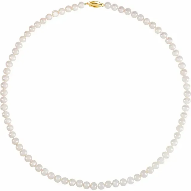 Genuine Fresh Water Pearl Necklace