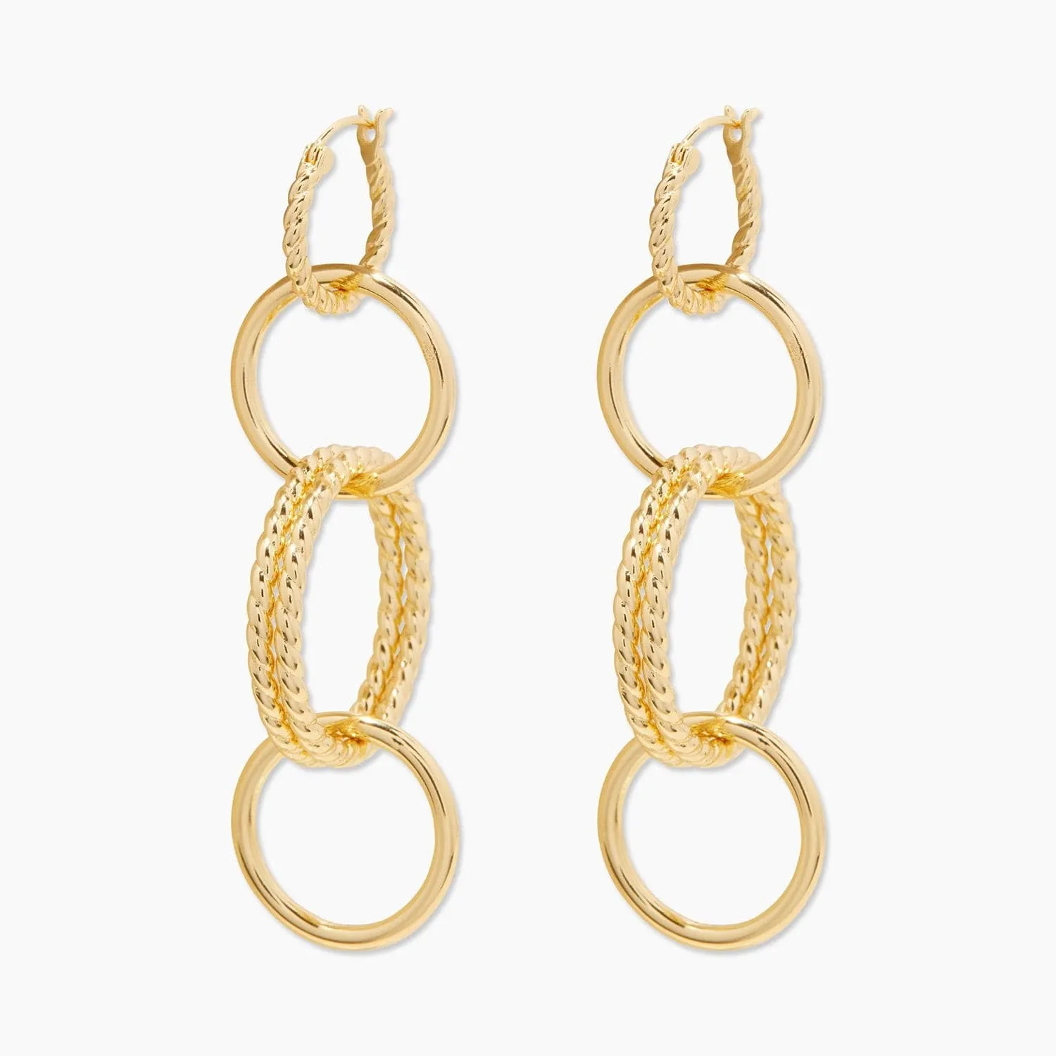 Gorjana Crew Versatile Hoops (gold)