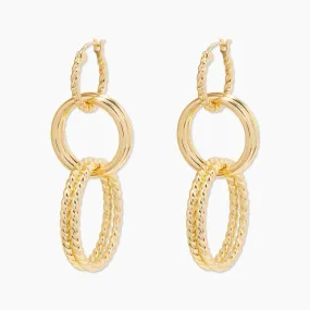 Gorjana Crew Versatile Hoops (gold)