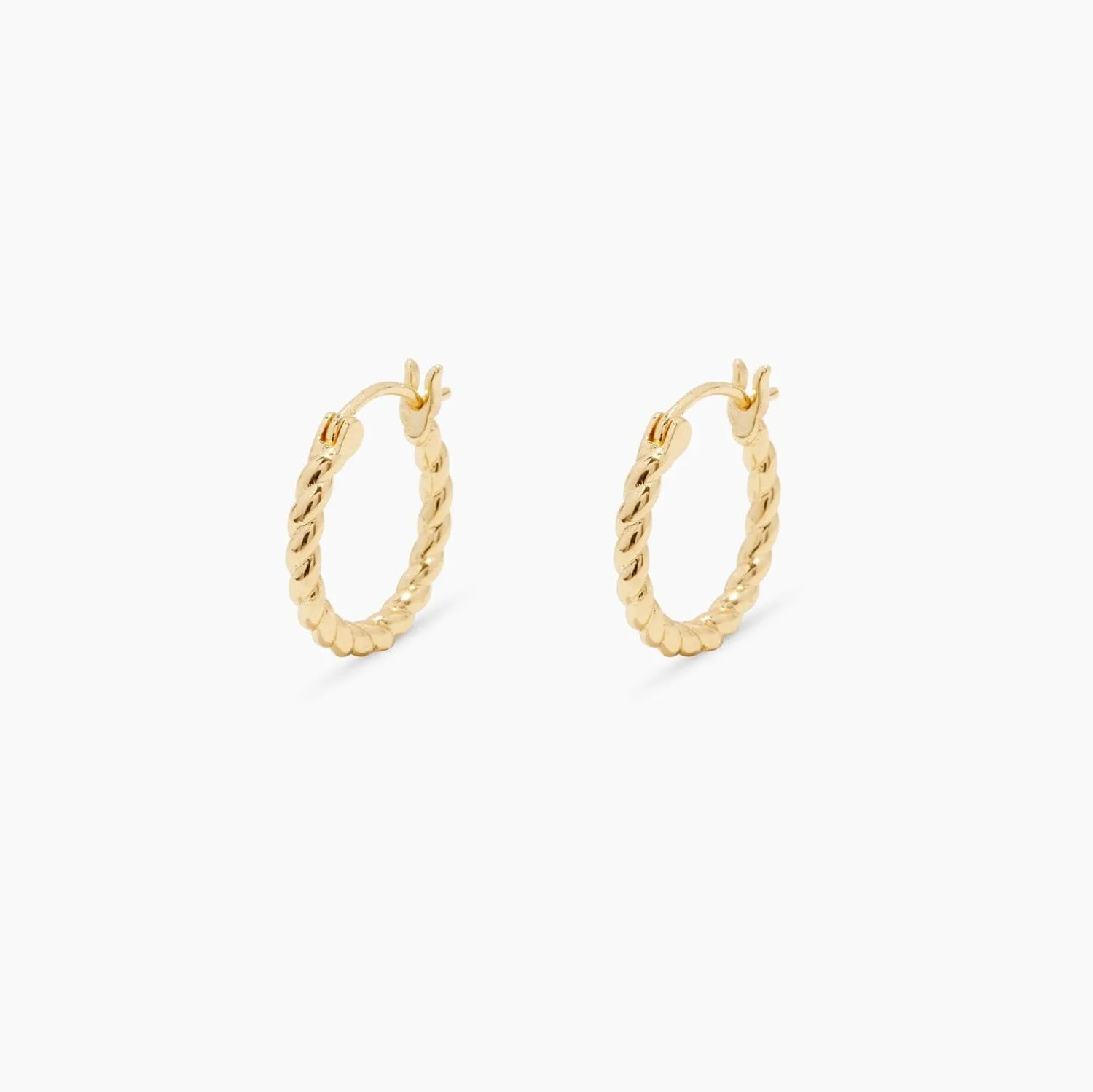 Gorjana Crew Versatile Hoops (gold)