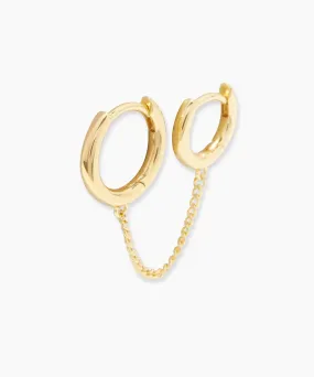 Gorjana Lou Double Huggie Earrings - Gold