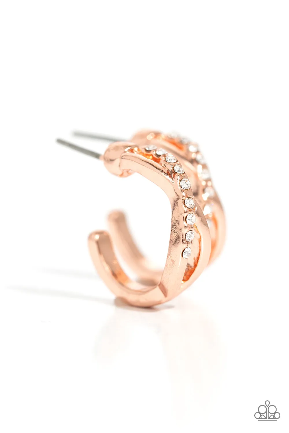 Horoscopic Helixes - Copper Hoop Dainty Earrings