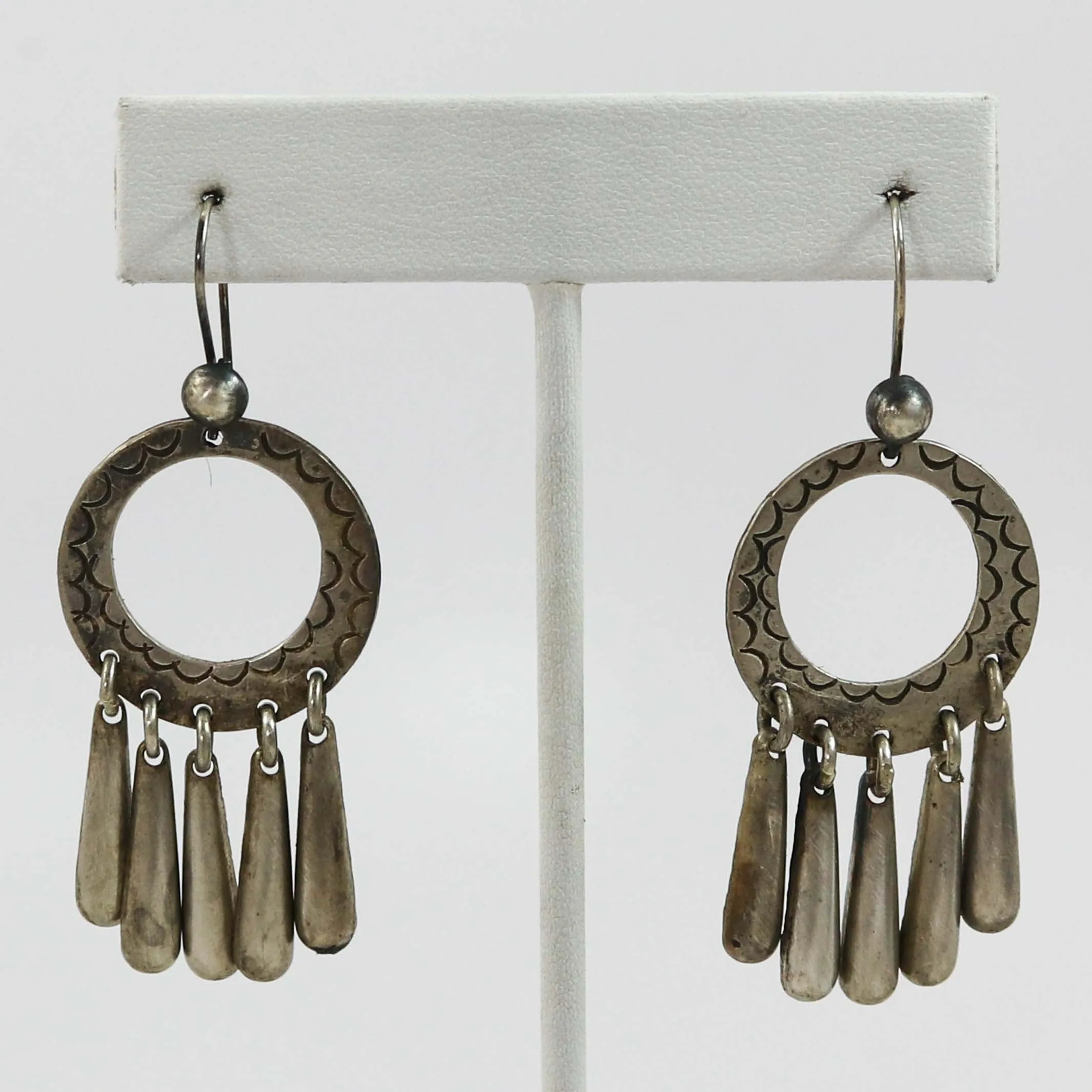 Ingot Silver Earrings