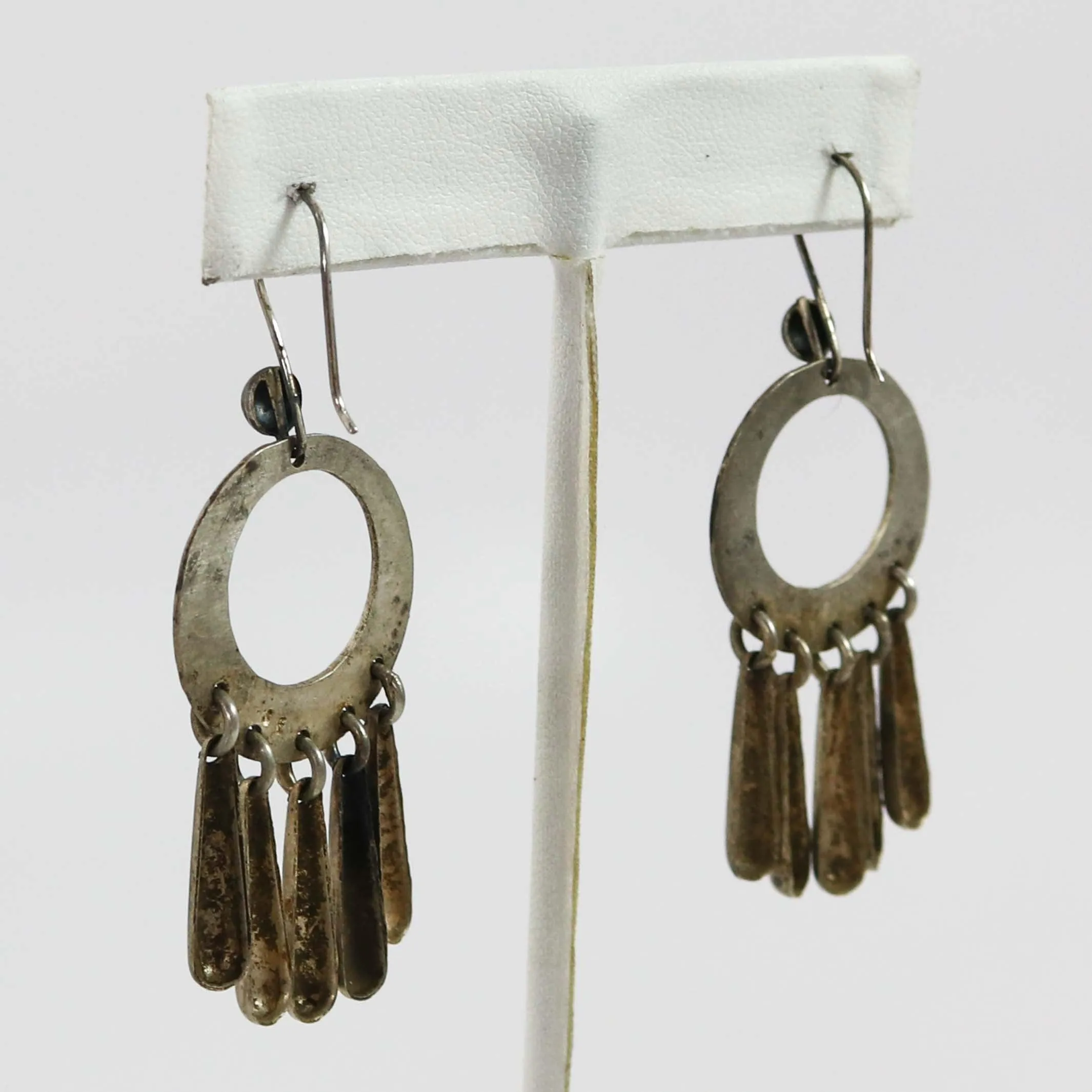 Ingot Silver Earrings