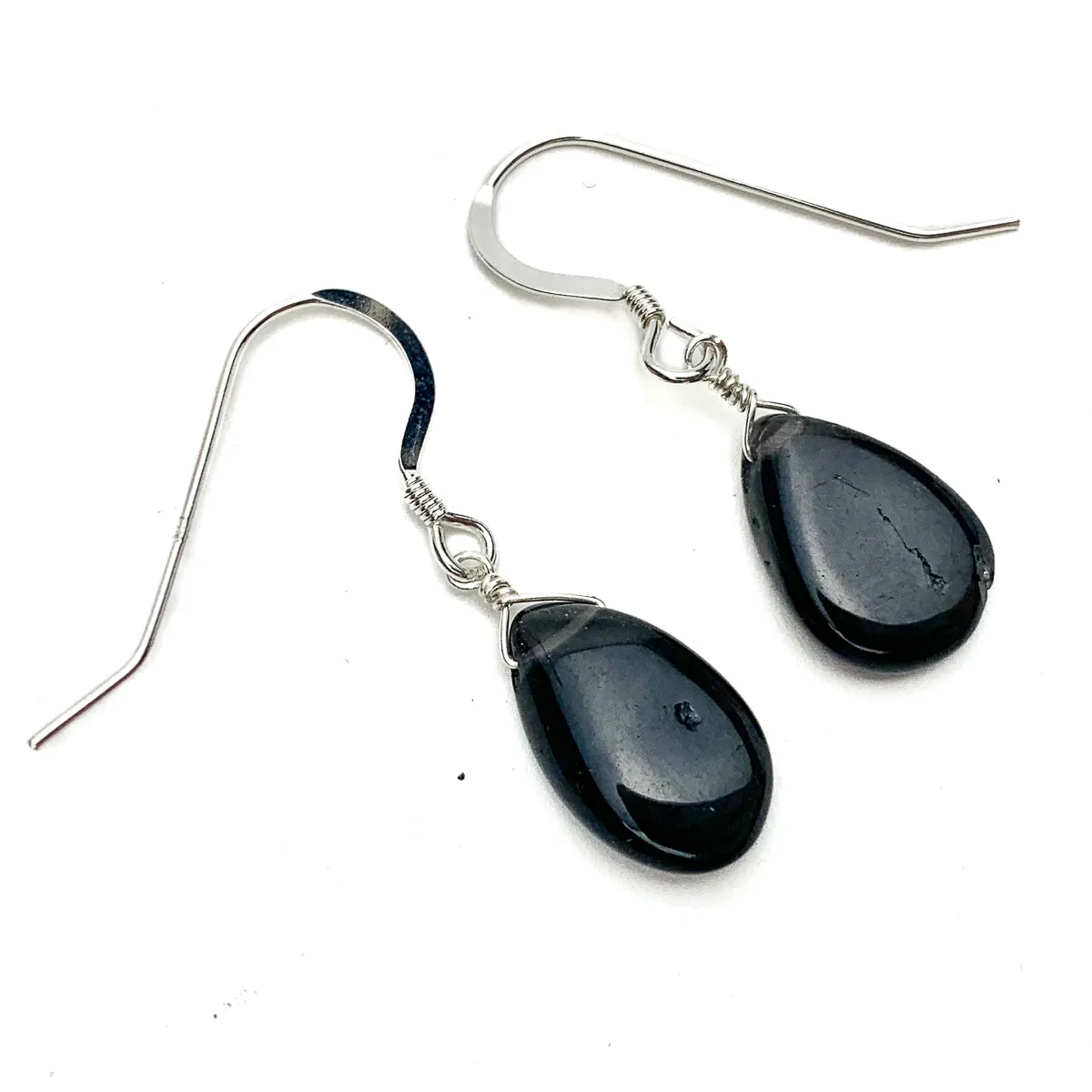 Iolite Earrings with Sterling Silver French Earwires