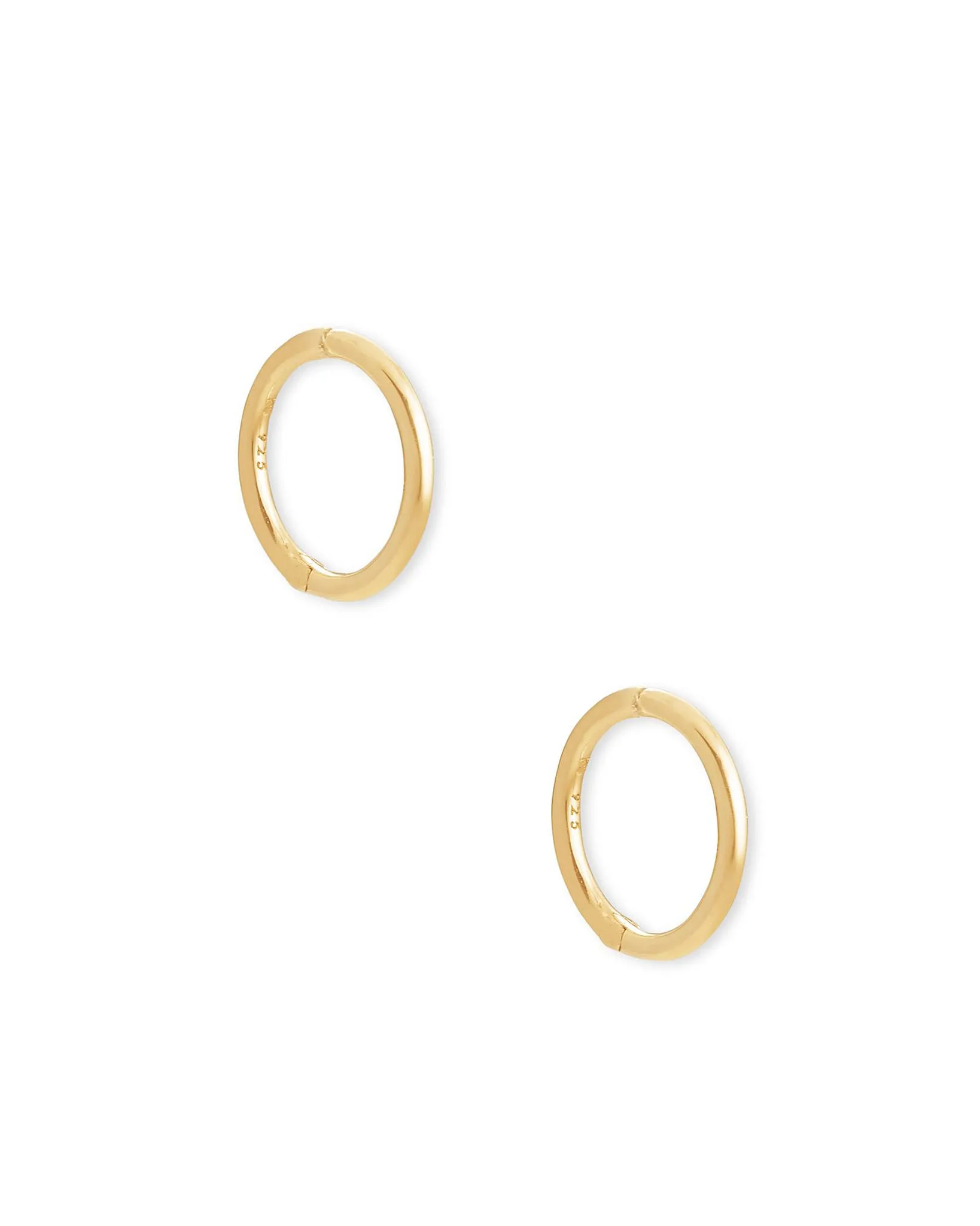 Kendra Scott Keeley 10mm Huggie Hoop Earrings in 18k Gold Vermeil