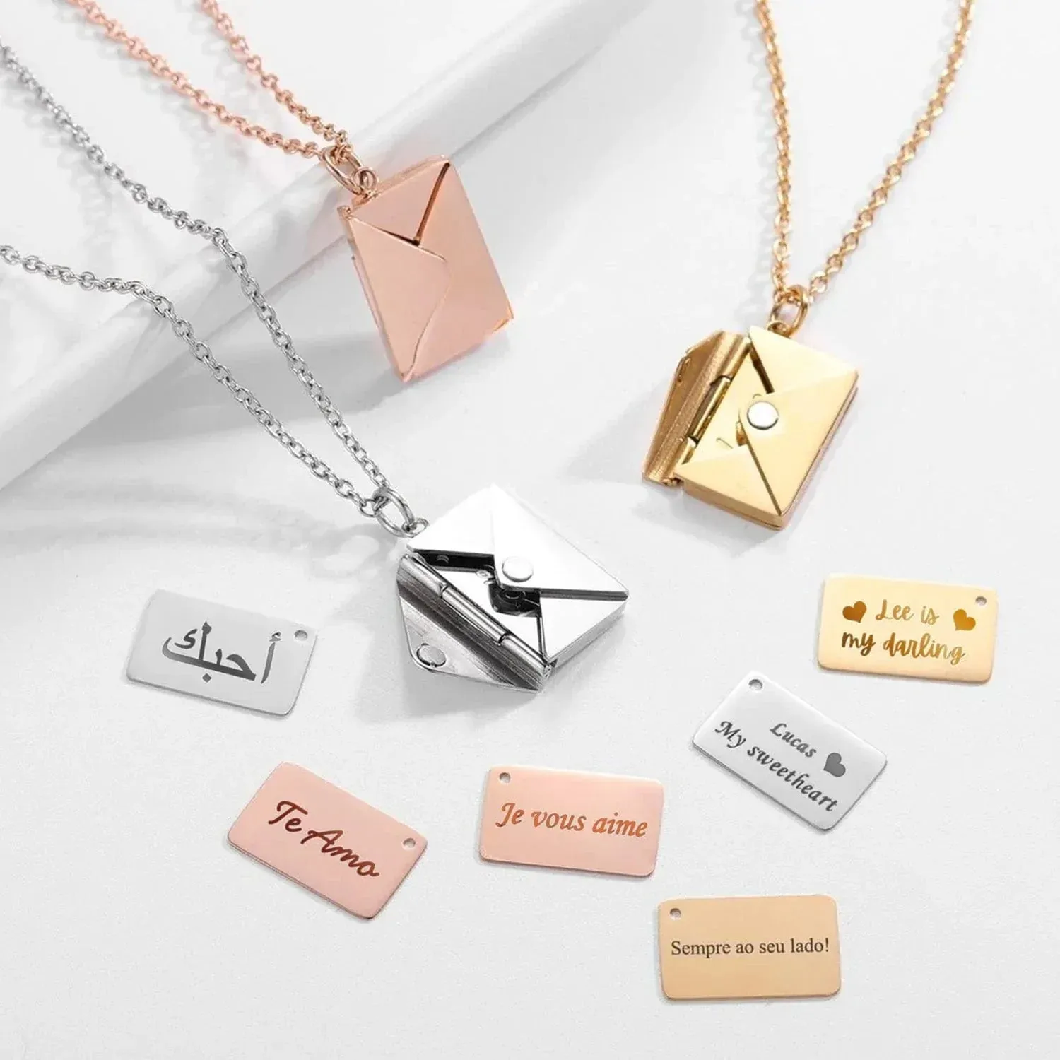 Letter Pendent Necklace