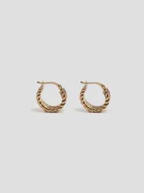 Loren Stewart :: Mini Ribbed Hoops