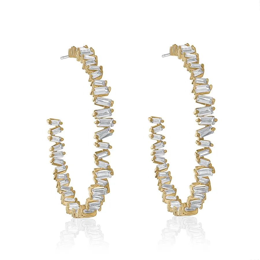 LUXURY BAGUETTE HOOPS