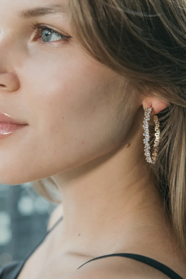 LUXURY BAGUETTE HOOPS