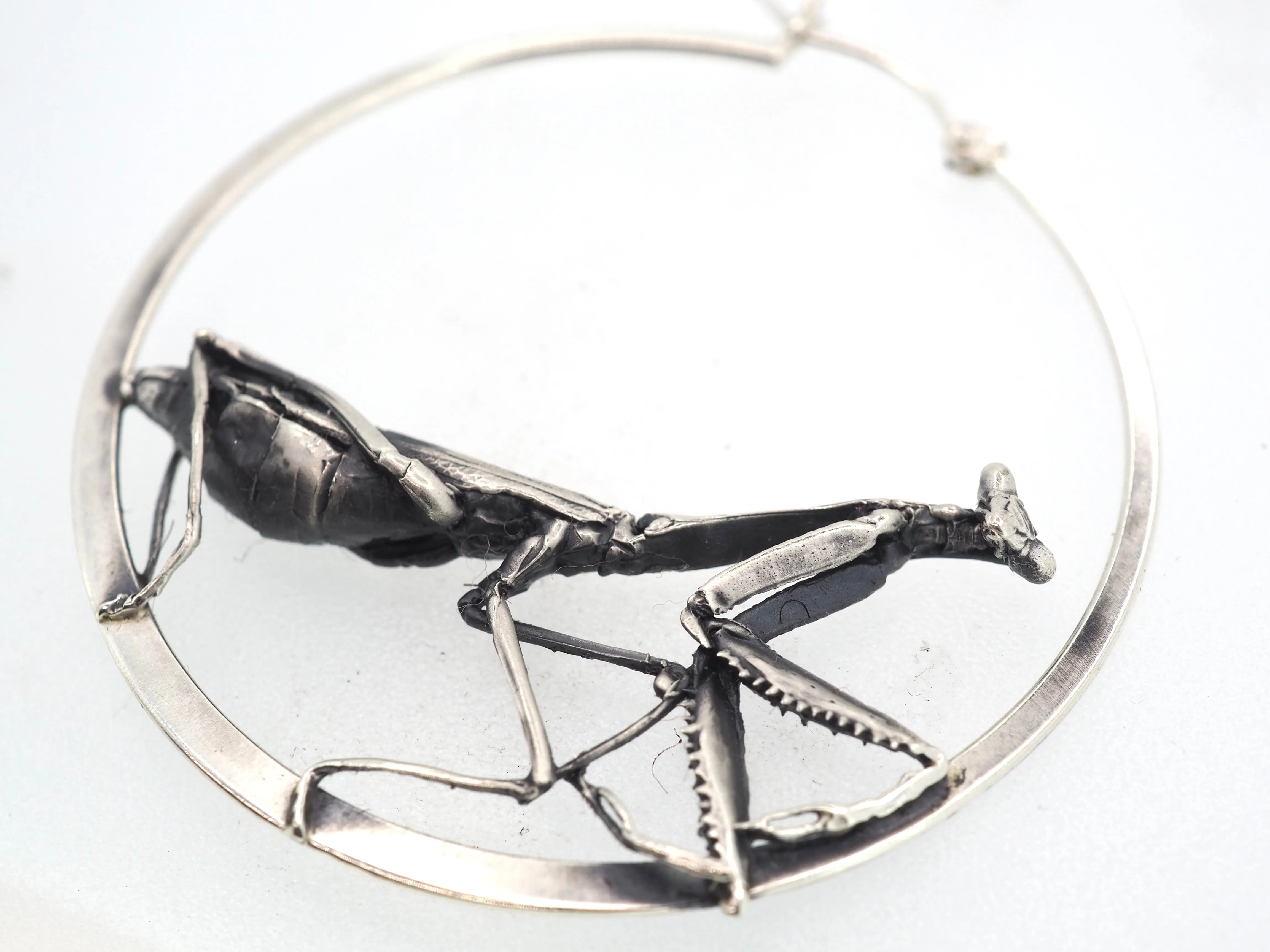 Mantis hoop earrings