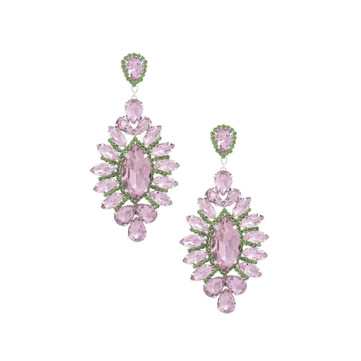 Marquise Rhinestone Dangle Earring