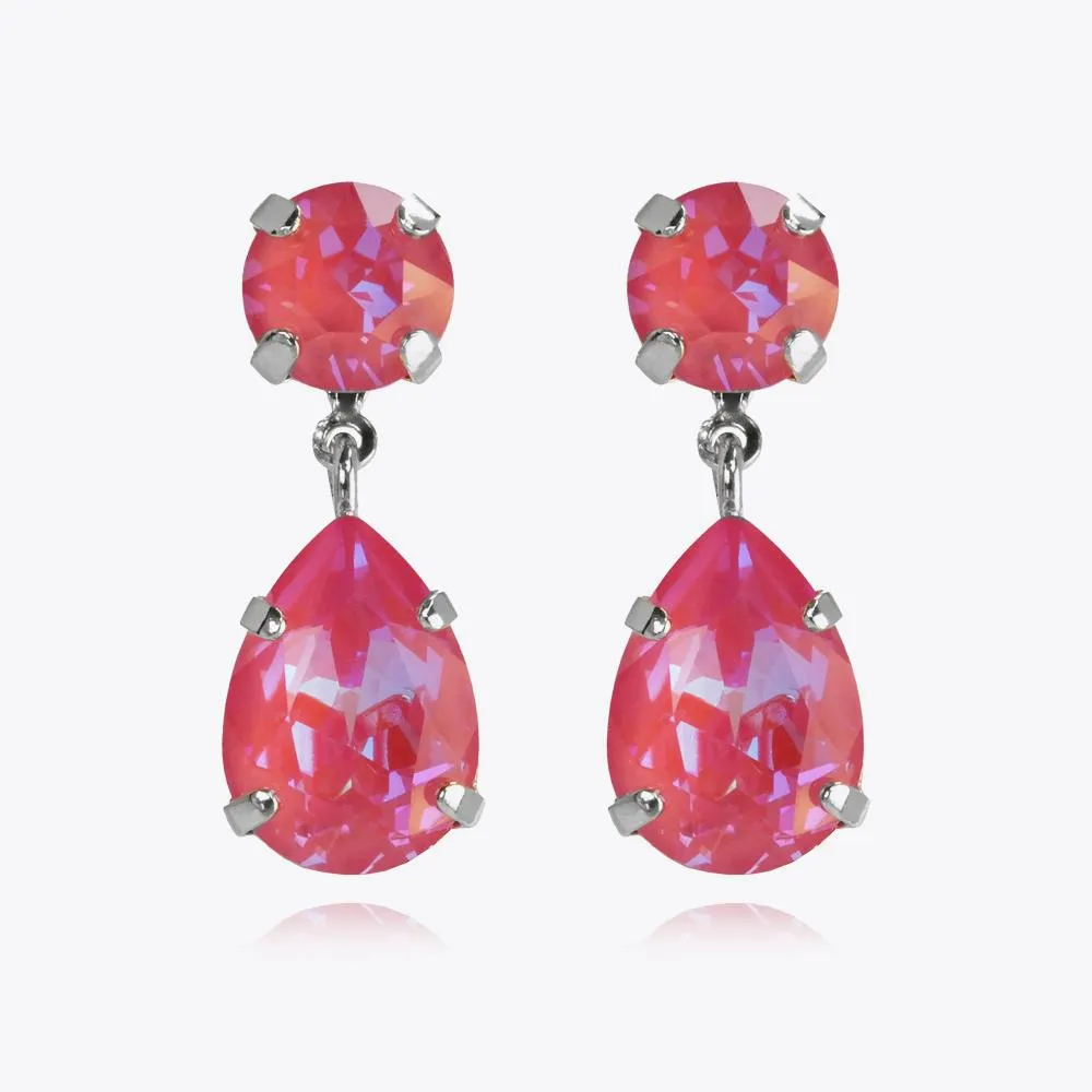 Mini Drop Earrings / Lotus Pink Delite