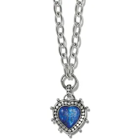 Pebble Dot Hati Lapis Heart Necklace