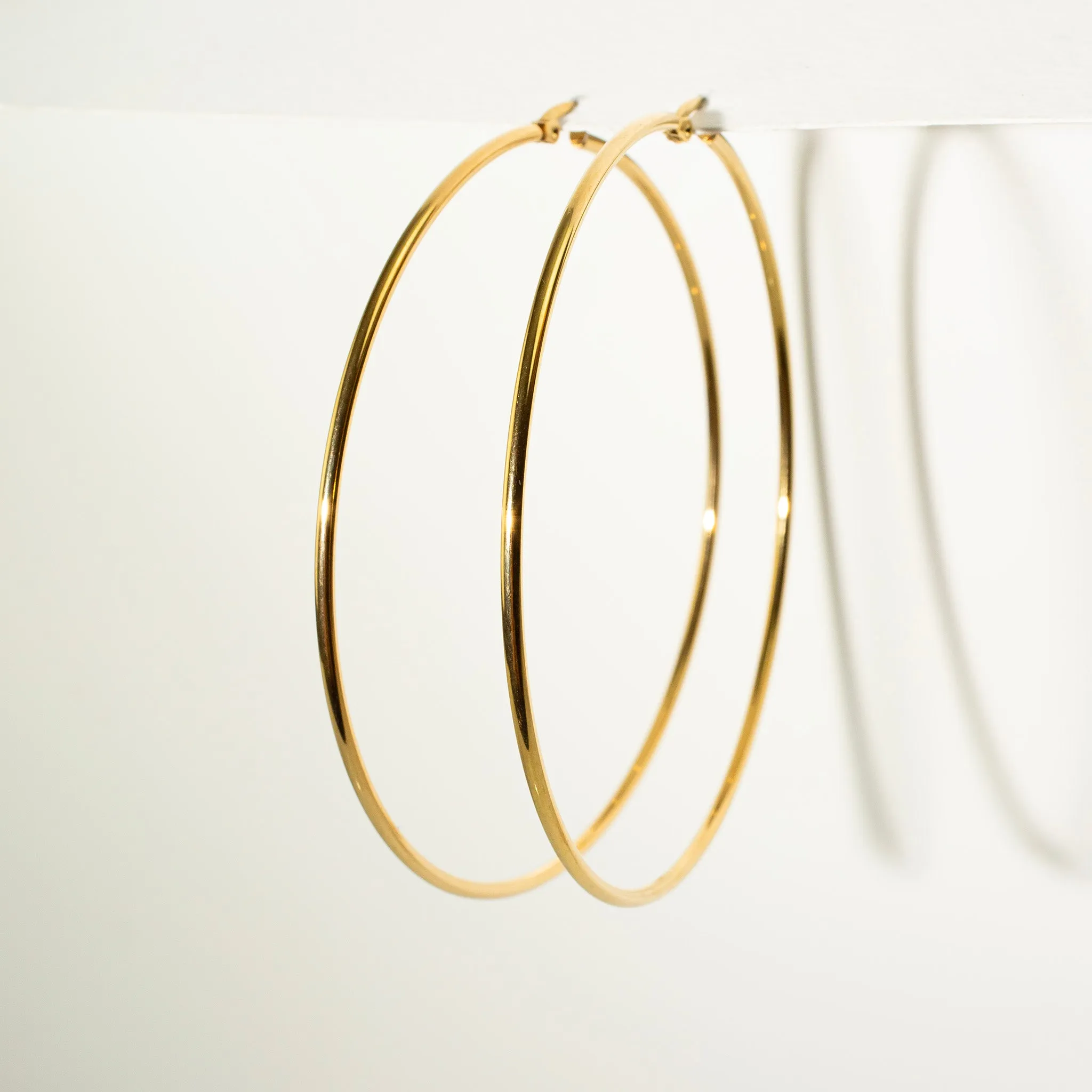 Prism High Shine Giant Hoop Earrings - Proceeds Donated