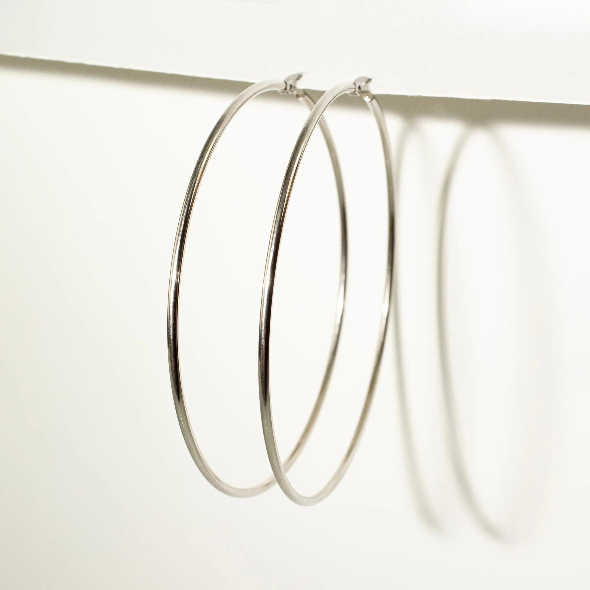 Prism High Shine Giant Hoop Earrings - Proceeds Donated