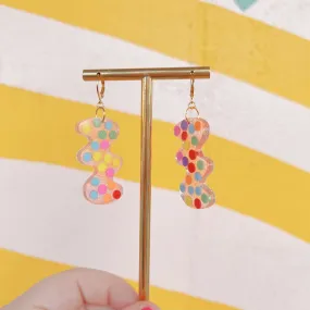 Rainbow Polka Dot Parker Earrings