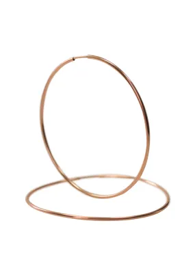 SALE Gwen Rose Gold Hoops