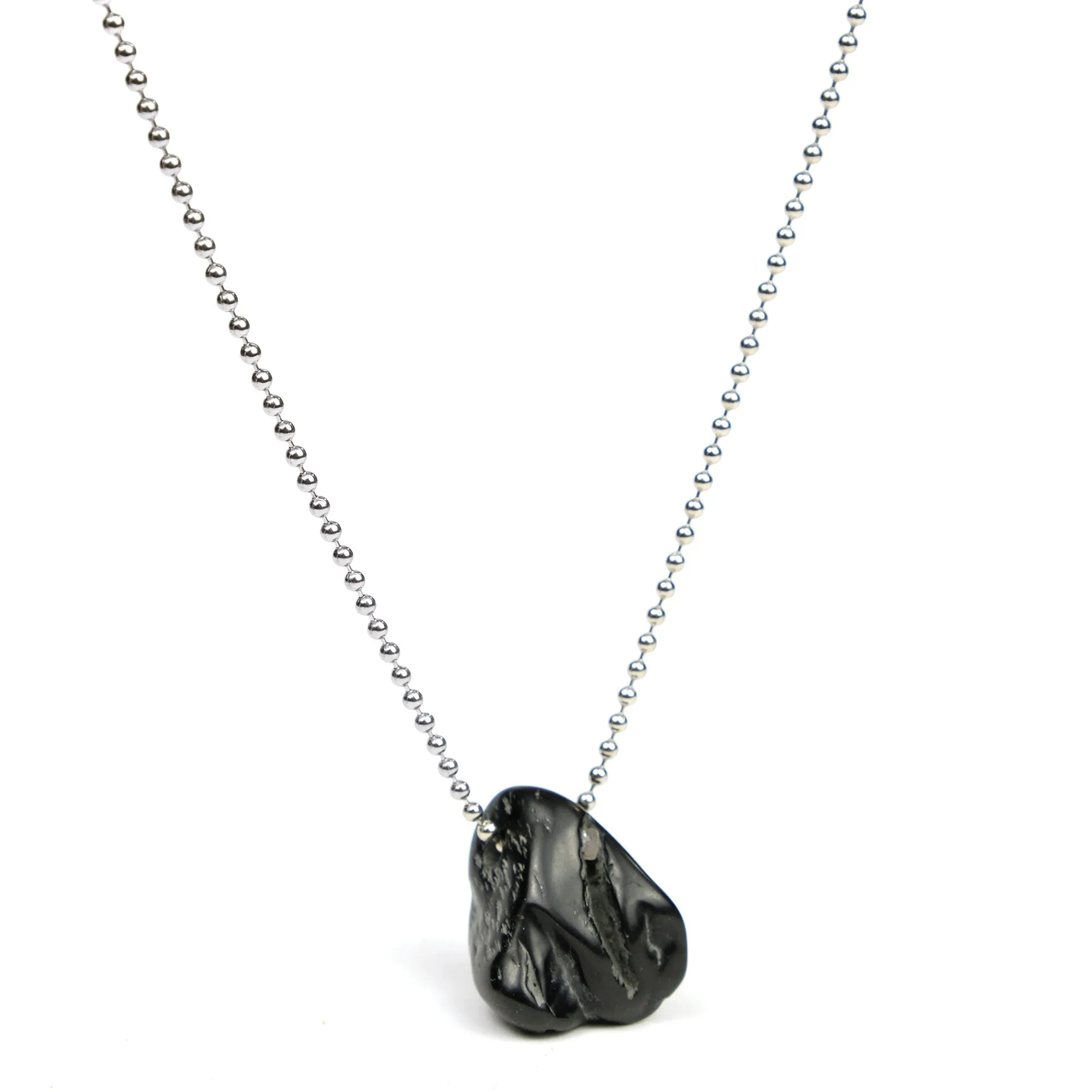 Shungite Ball Chain Necklace #2