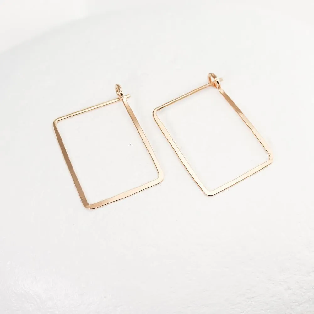 Square Hoop Earrings