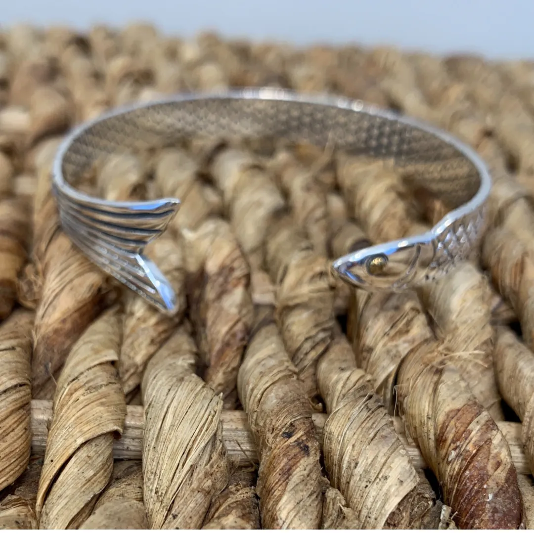 Sterling Silver Fish Bracelet