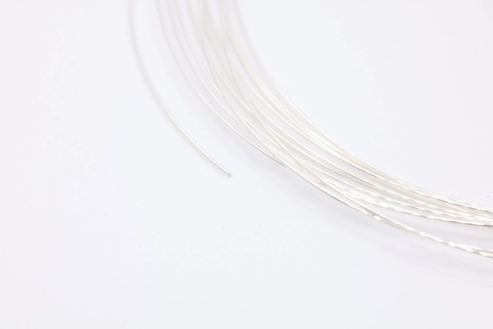 Sterling Silver Wire, 22 Gauge 0.63mm, Silver Wire, Half Hard Jewelry Wire