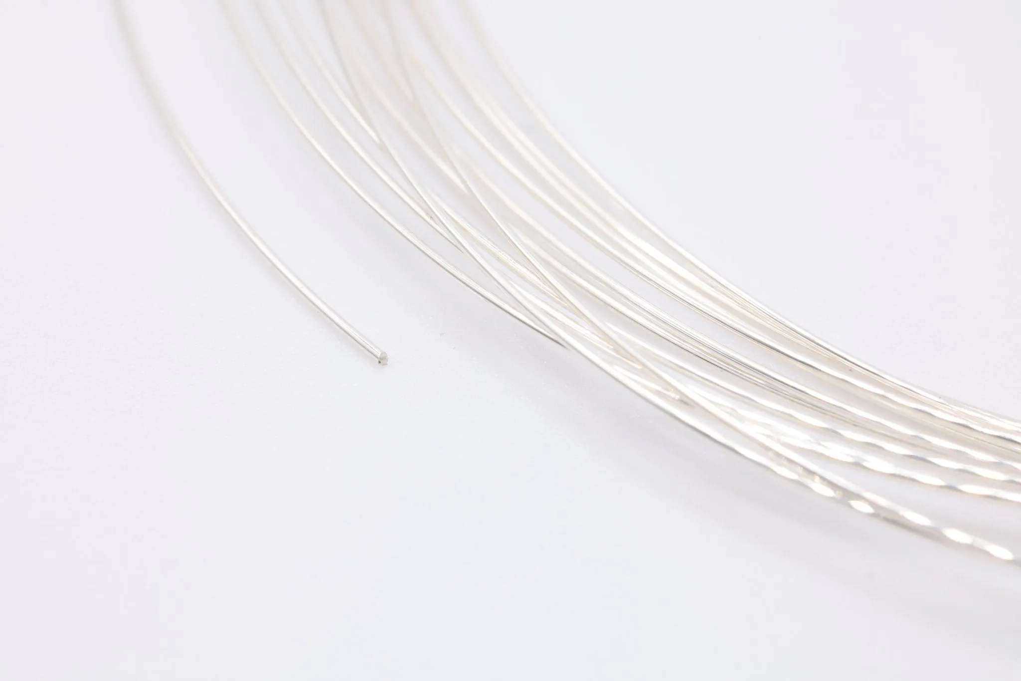 Sterling Silver Wire, 22 Gauge 0.63mm, Silver Wire, Half Hard Jewelry Wire