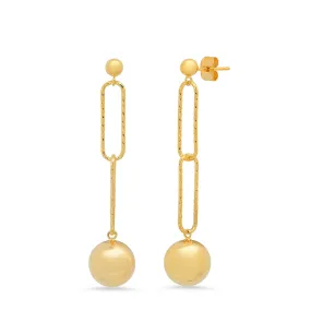 TAI RITTICHAI | Chainlink Ball Drop Earrings