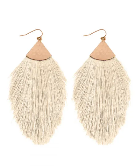 Tassel Hook Earrings - Various Colors