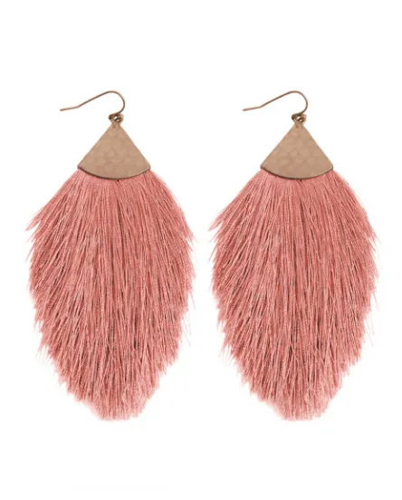 Tassel Hook Earrings - Various Colors