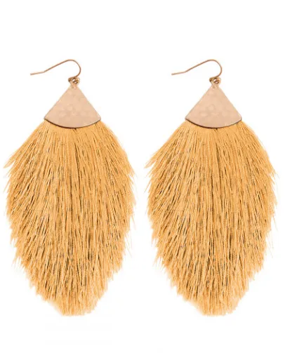 Tassel Hook Earrings - Various Colors