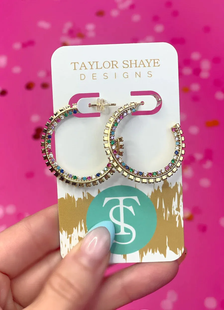 Taylor Shaye Designs ‘Hazel Cz Hoop’