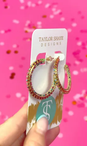 Taylor Shaye Designs ‘Hazel Cz Hoop’